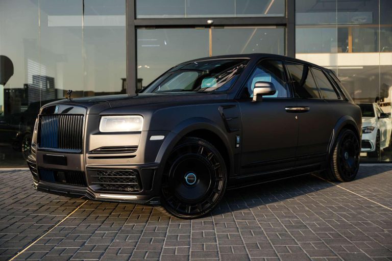 Rolls-Royce Cullinan Mansory Black 2024 for rent in Dubai