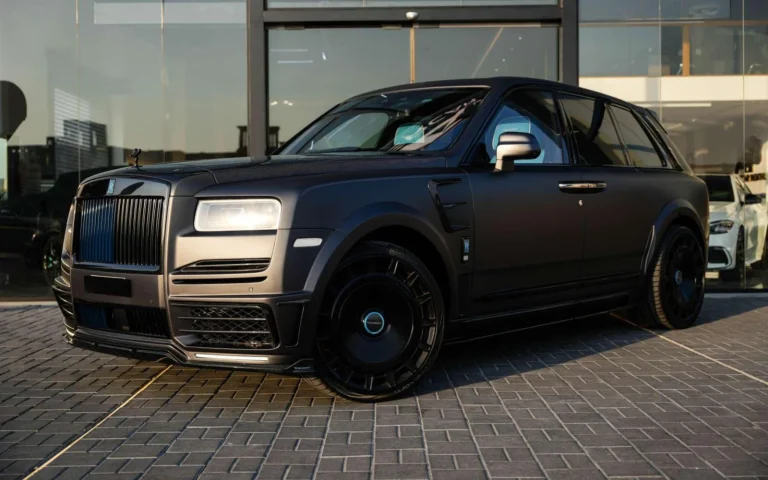Rolls-Royce Cullinan Mansory Black 2024 for rent in Dubai