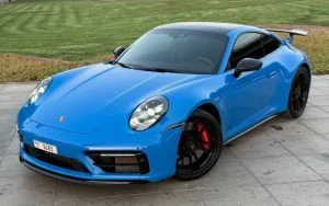 Porsche 911 Carrera 4 GTS 2025 (blue / Black) 2025 photo 1