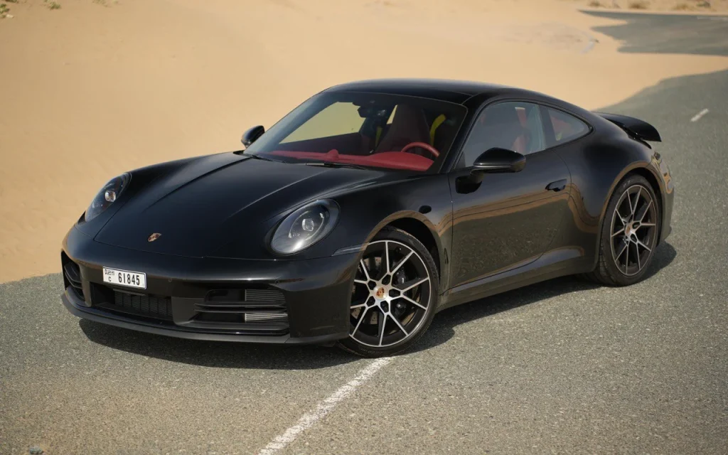 Porsche 911 Carrera Black 2025 for rent in Dubai