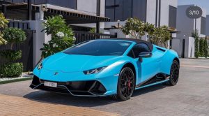 Lamborghini Huracan EVO Spyder Blue 2024 photo 1