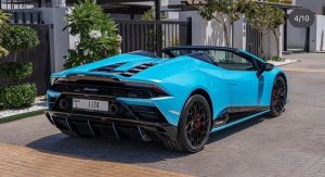 Lamborghini Huracan EVO Spyder Blue 2024 photo 3