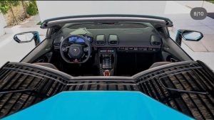 Lamborghini Huracan EVO Spyder Blue 2024 photo 6